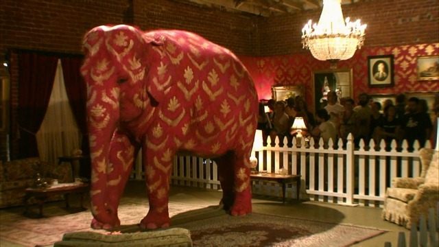 banksy hollywood show elephant in the room